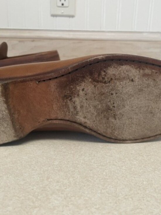 2 pairs of Ralph Lauren Mens Chalmers Burnished Calfskin Penny Loafers size 8.5 main image 8